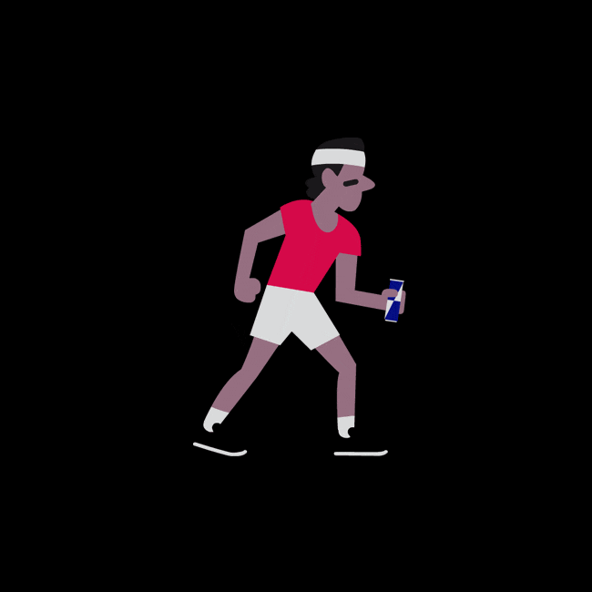 Red bull 400 le jeu, animation personnage 1